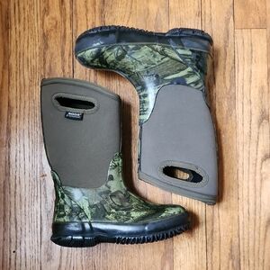 Bogs Kids Classic Mossy Oak Waterproof Boots Size Youth 1